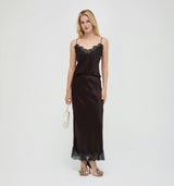 The Tiffany Maxi Skirt -  Chocolate
