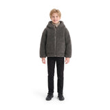Gray Zip Fleece Jacket