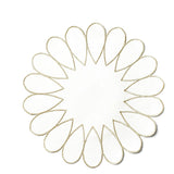 Deco Gold Scallop Round Placemat
