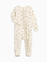 Neve Ruffle Zipper Footie