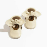 Birch Knotted Bow Baby Shoe