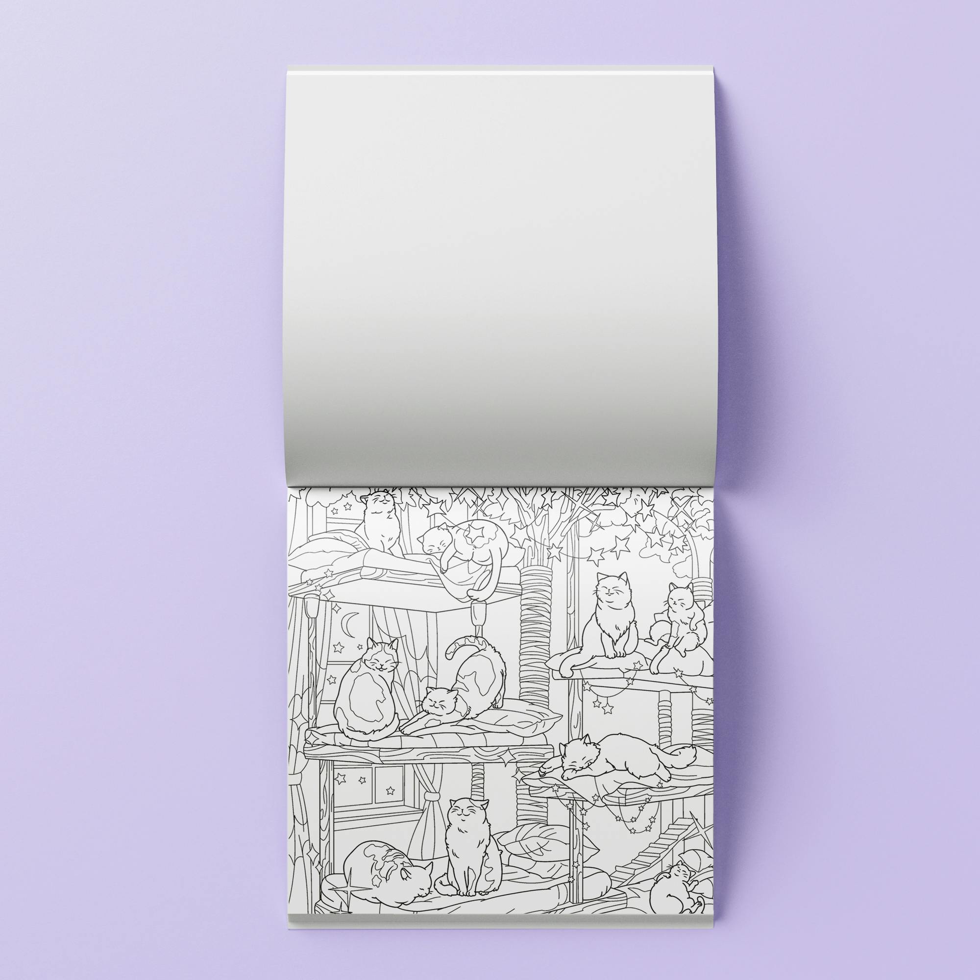 Art Maker: Cololoring Kit - Library Cats