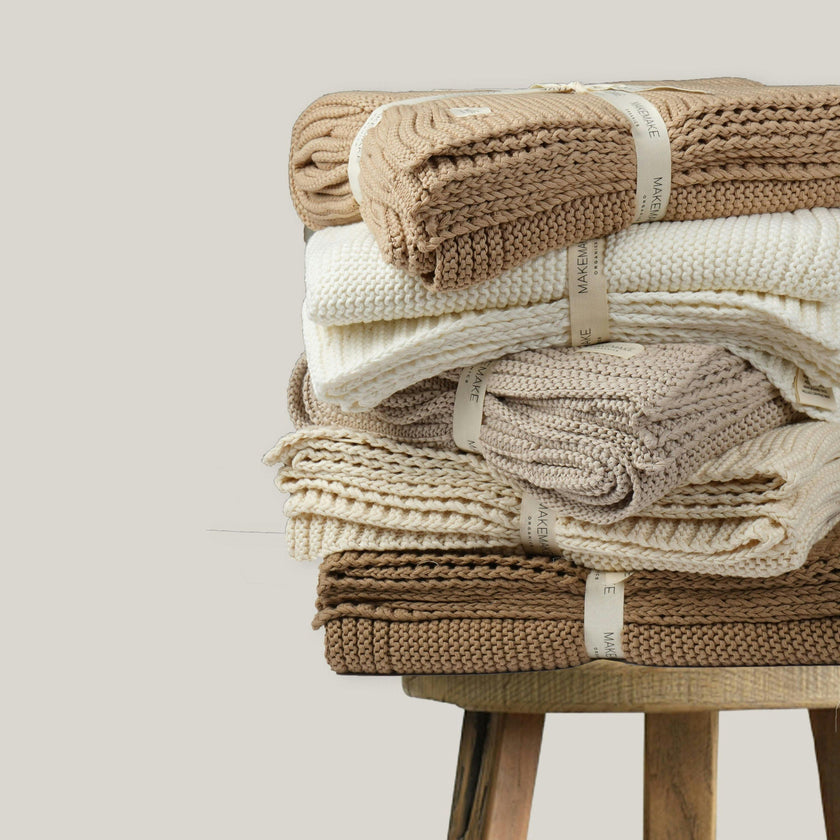 Chunky Knit Throw Blanket