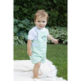 Seersucker Shortall With Parachute