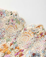 Posie Cotton Embroidered Romper (Baby)