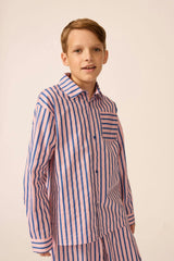 Stripe Button Down in Blue Note Stripe