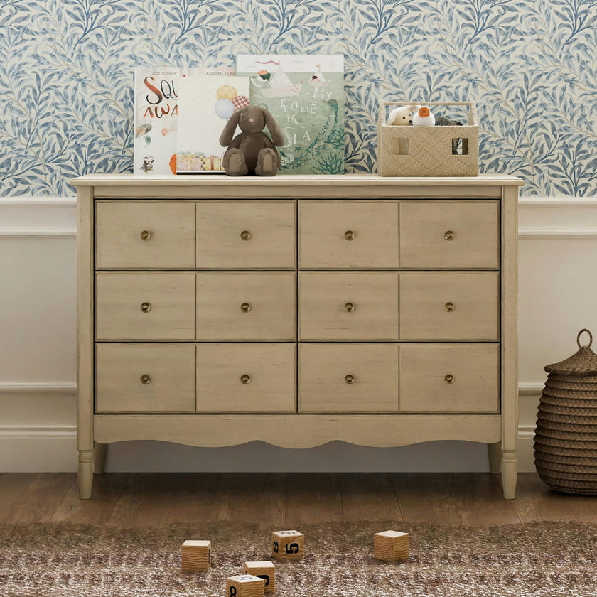 Liberty 6-Drawer Assembled Dresser in Washed Pine