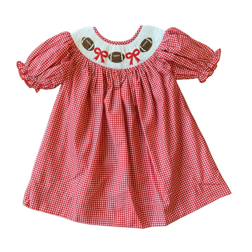 Red Gingham Football - Kate Dress