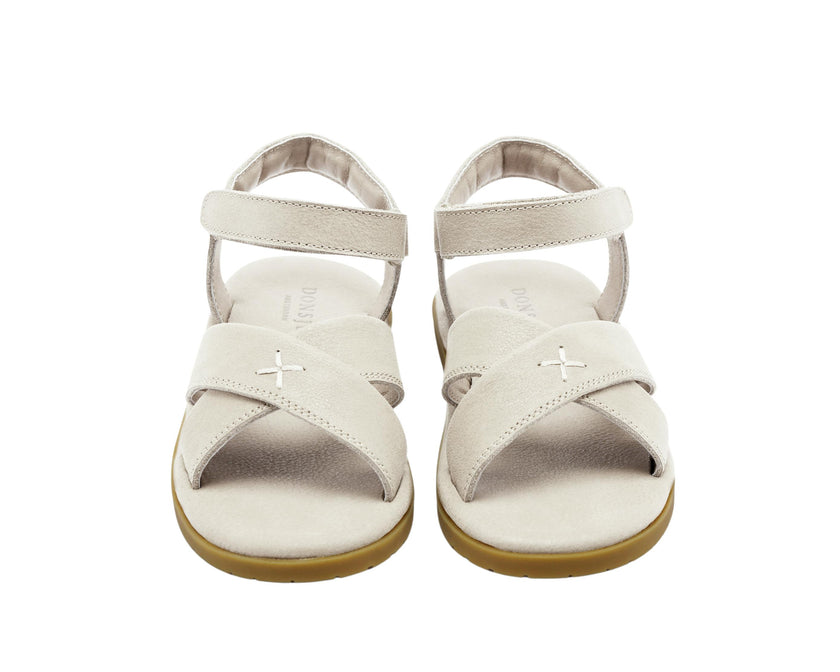 Otis Sandals | Off White Leather