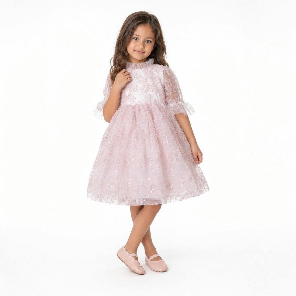 Blush Petal Music Box Dress