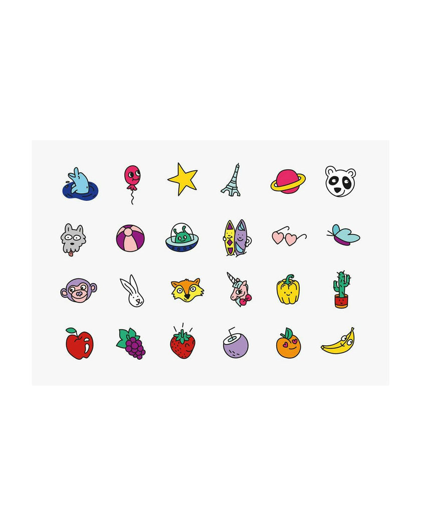 POP Polish and Nail Stickers Set
