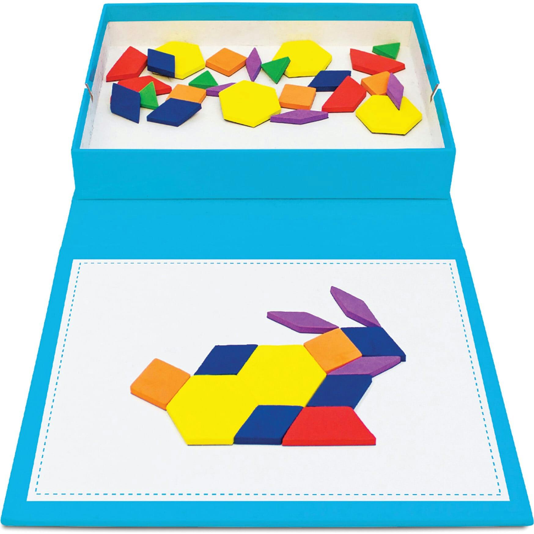 Rainbow Pattern Blocks - Magnetic Activities Learning Set