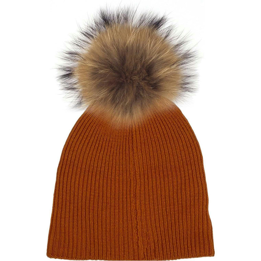 Knitted Wool Hat (Snap On Pom Sold Separately)