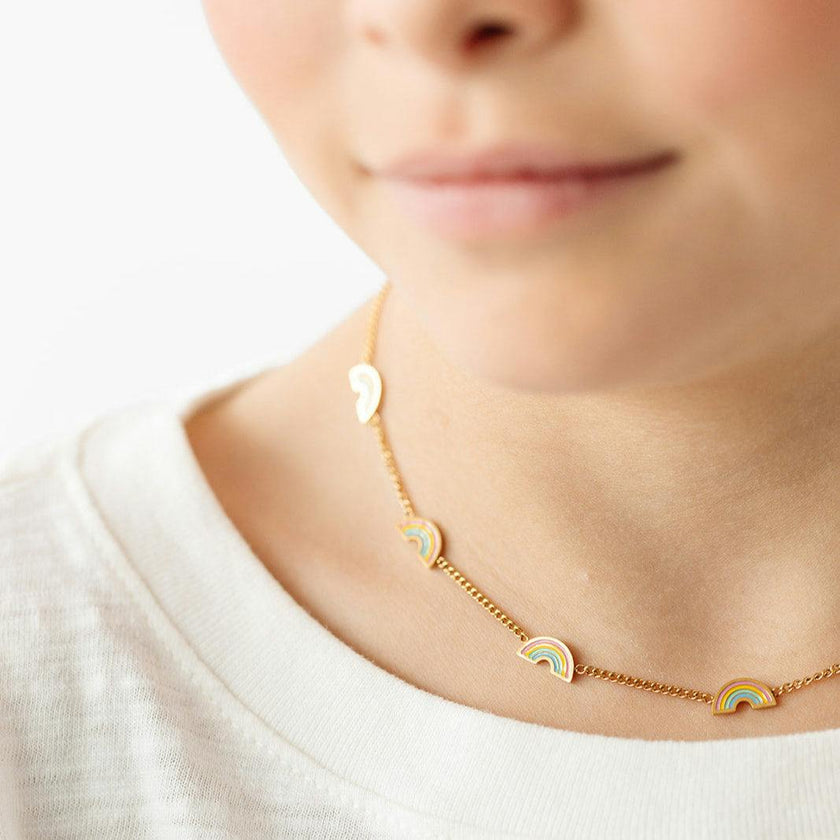 Pastel Rainbow Repeat Necklace
