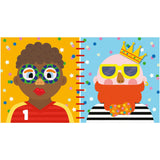 Silicone Sticker Book: Silly Faces