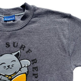 Kids’ Sunset Crew Sweatshirt - Surf Cat