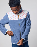 Kids American Flag Fleece Jacket