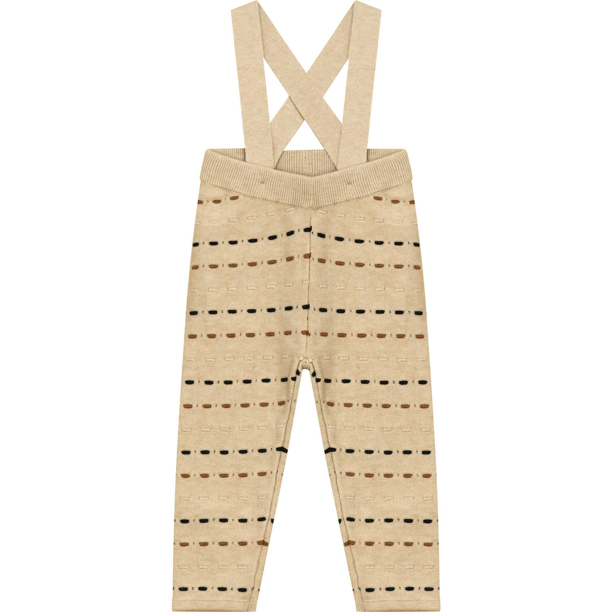 Knitted Overall Dark Almond/Black