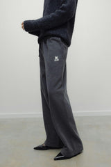 TNS Logo Woman Jogging Dark Grey Melange