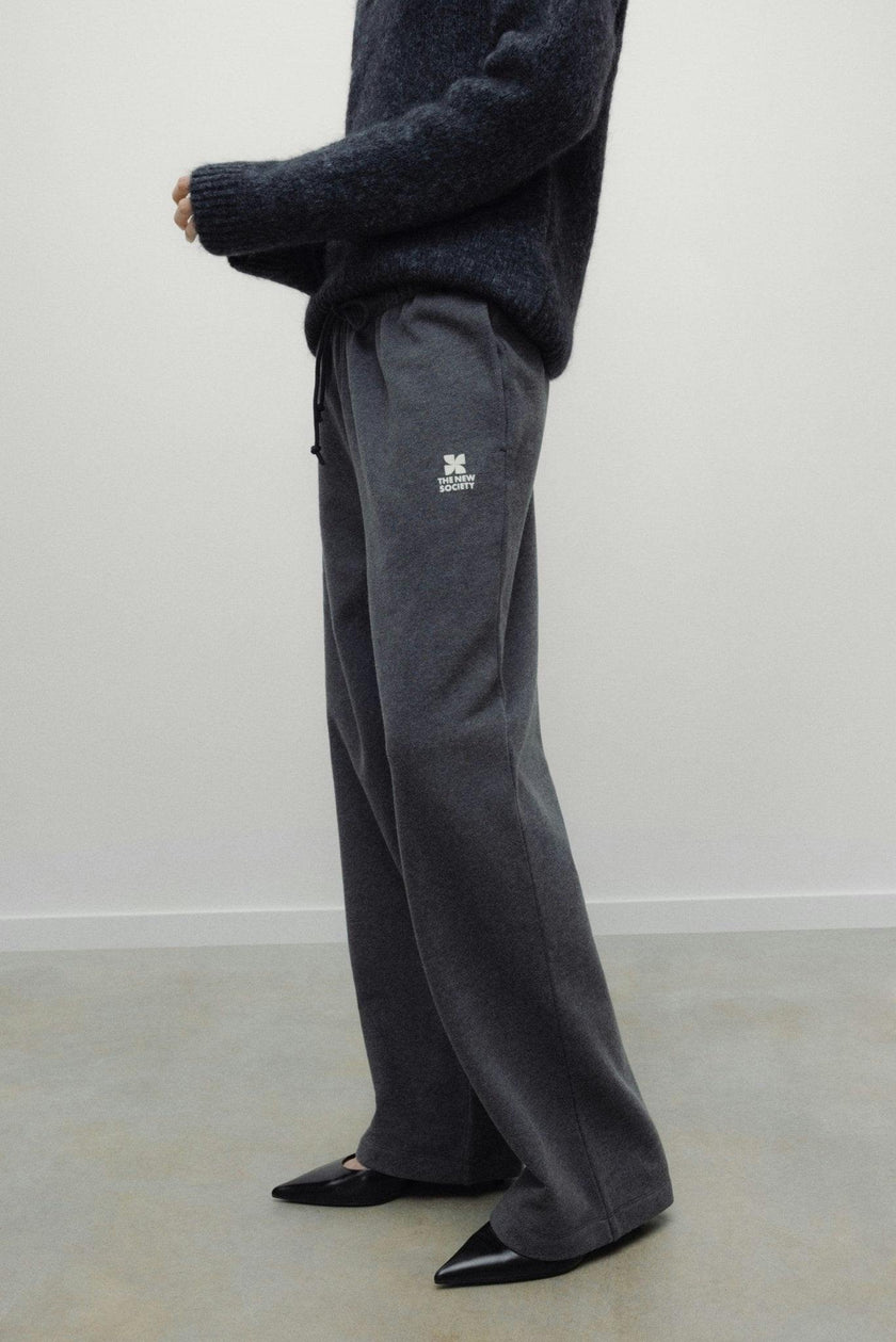 TNS Logo Woman Jogging Dark Grey Melange