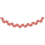 Candy Cane Stripe Honeycomb Garland