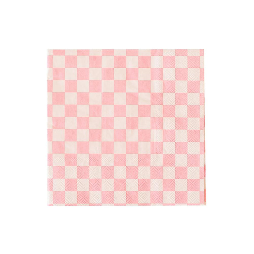 Check It! Tickle Me Pink Small Napkins