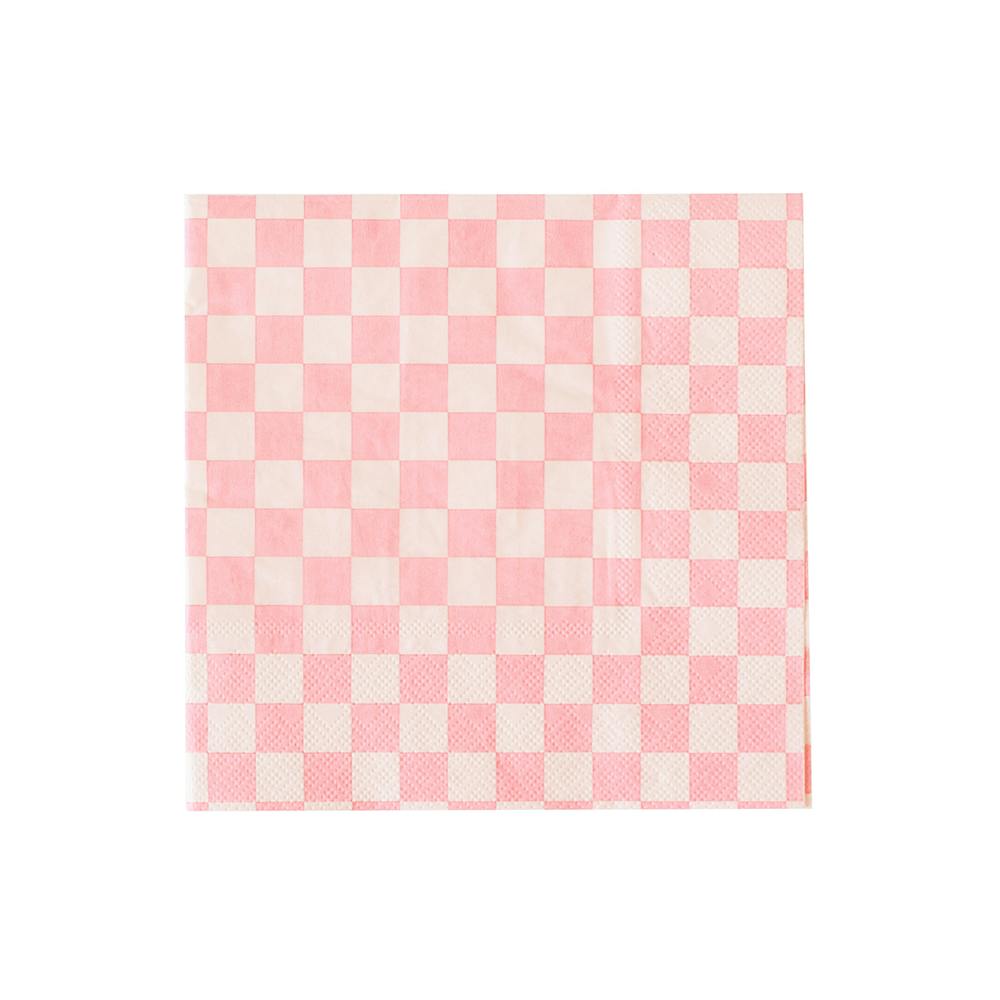 Check It! Tickle Me Pink Small Napkins