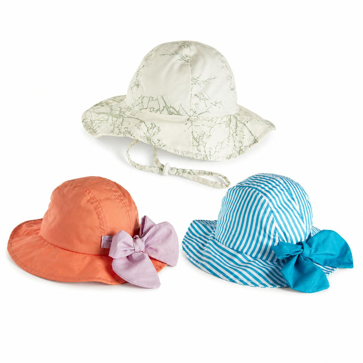 Set Of 3 Baby Summer Sun Hat
