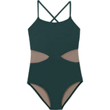 Cutout One Piece, Green