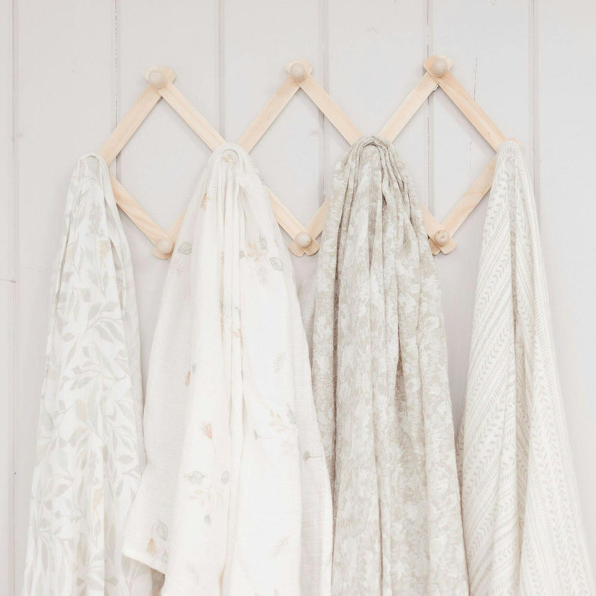 Willow Cotton Muslin Swaddle Blanket Set (Batik, Set of 2)