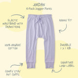 JORDAN 8-Pack Jogger Baby & Toddler Pants