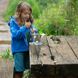 Blue Recycled Waterproof Parka Coat, Blue