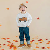 Fall Truck Patch Sweatshirt