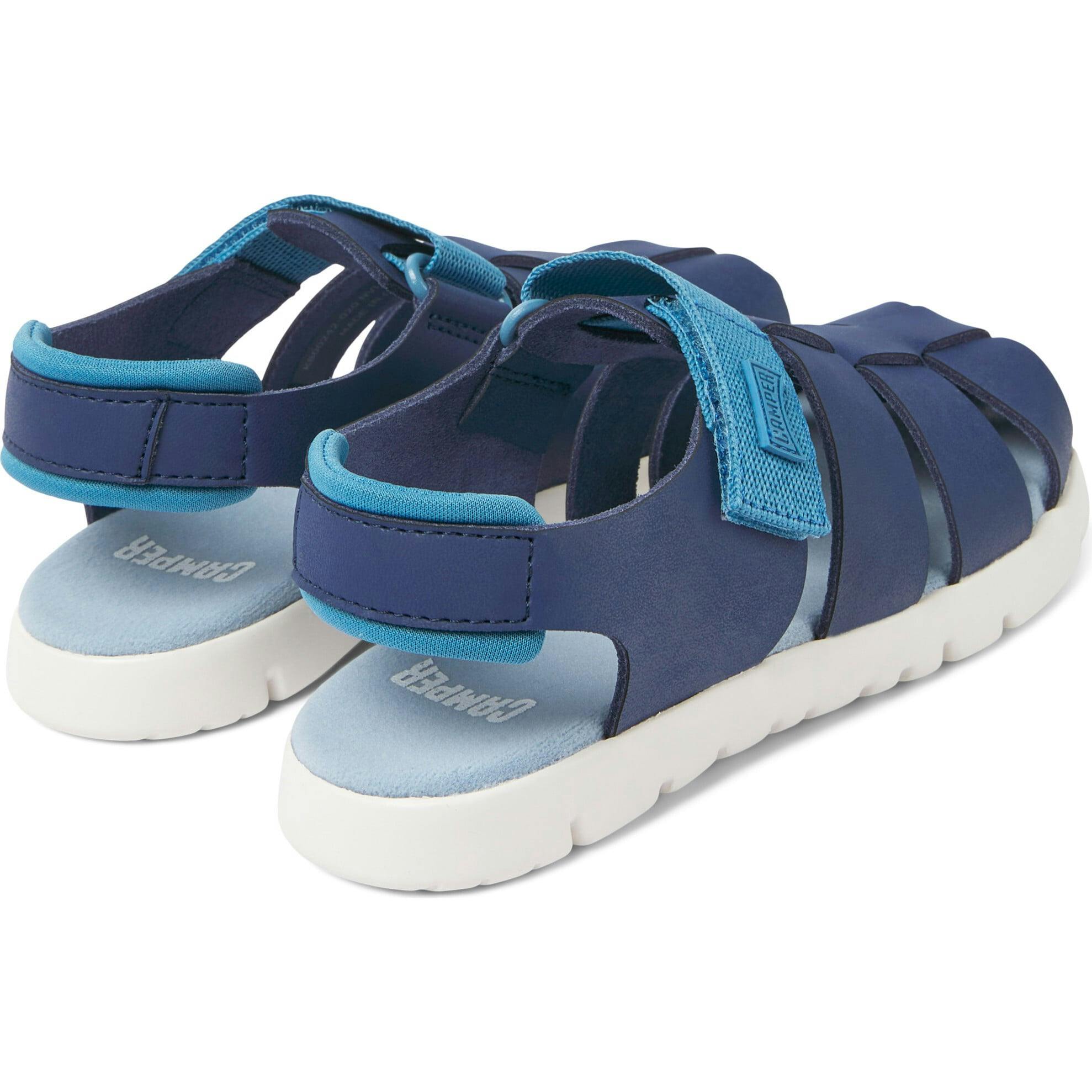 Oruga Sandals, Dark & Light Blue