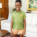 William Boy Polo Set - Orange Check