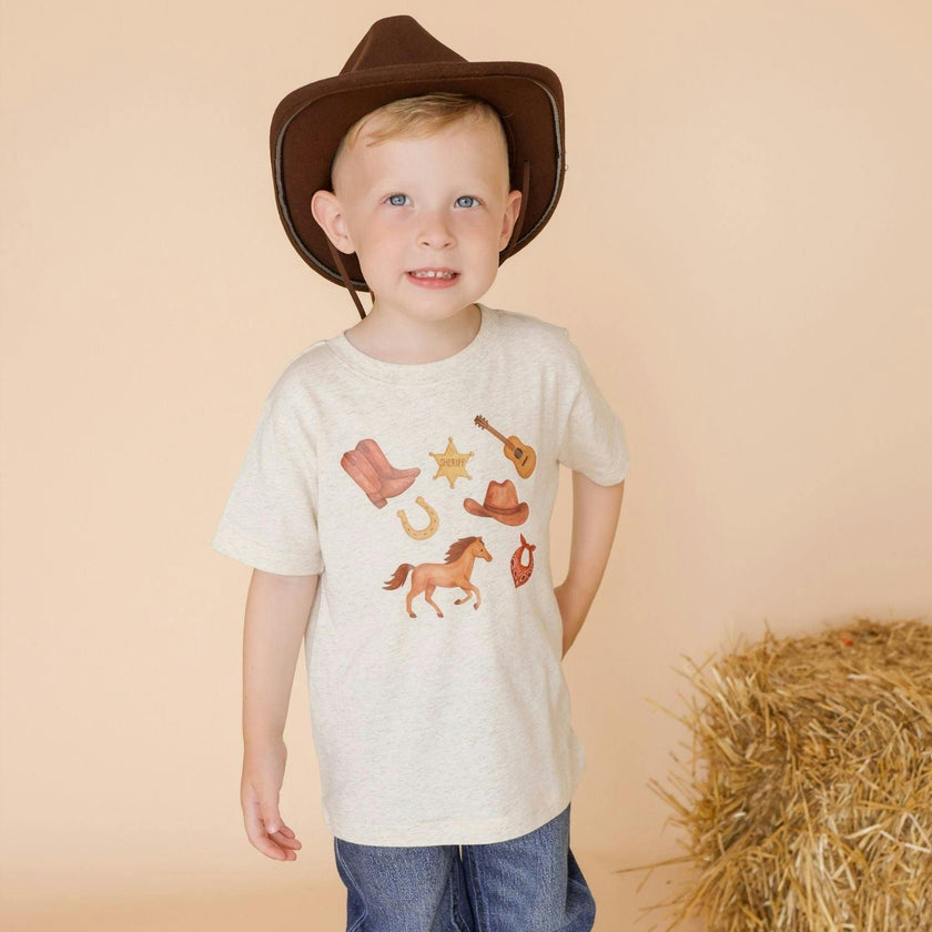 Western Cowboy Short Sleeve T-Shirt