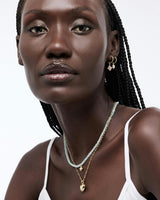 Flower Earrings - Liora Hoops Rose Quartz