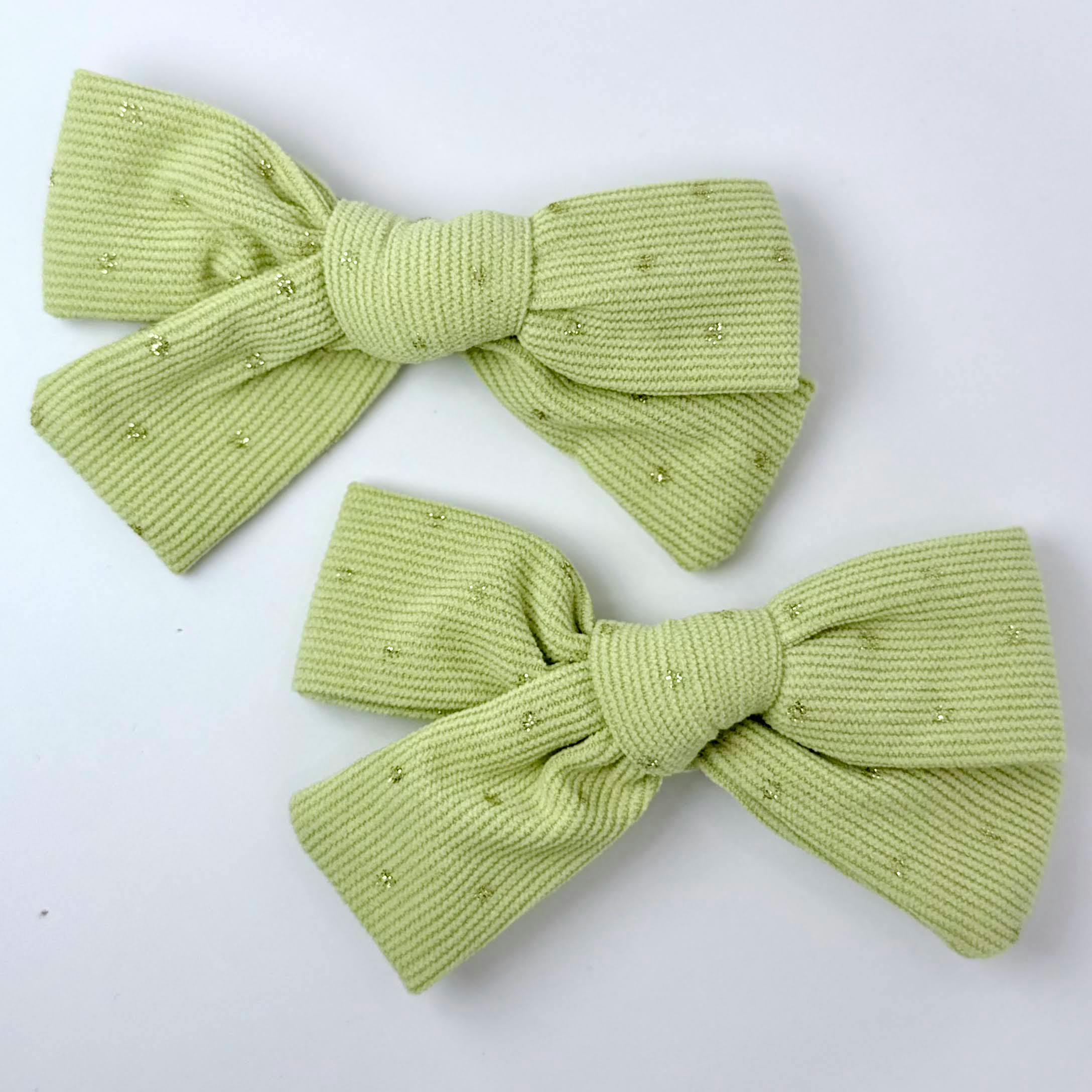 Golden Dot Bow Clips (Set of 2)