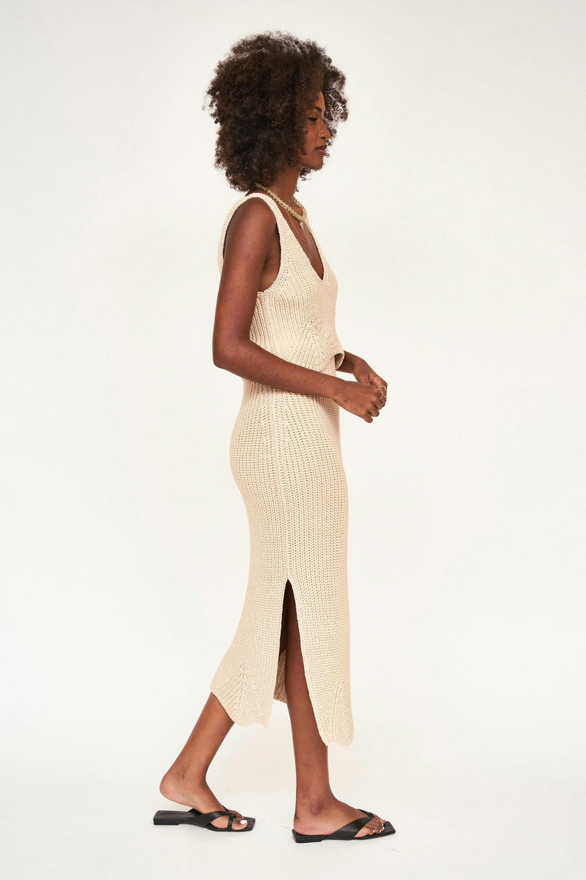 Arles Knit Tank in Shell