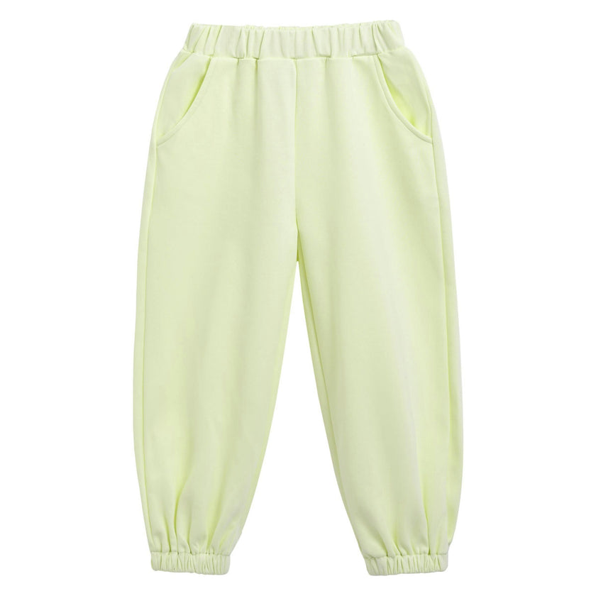 Yellow Bow Detail Tracksuit Set
