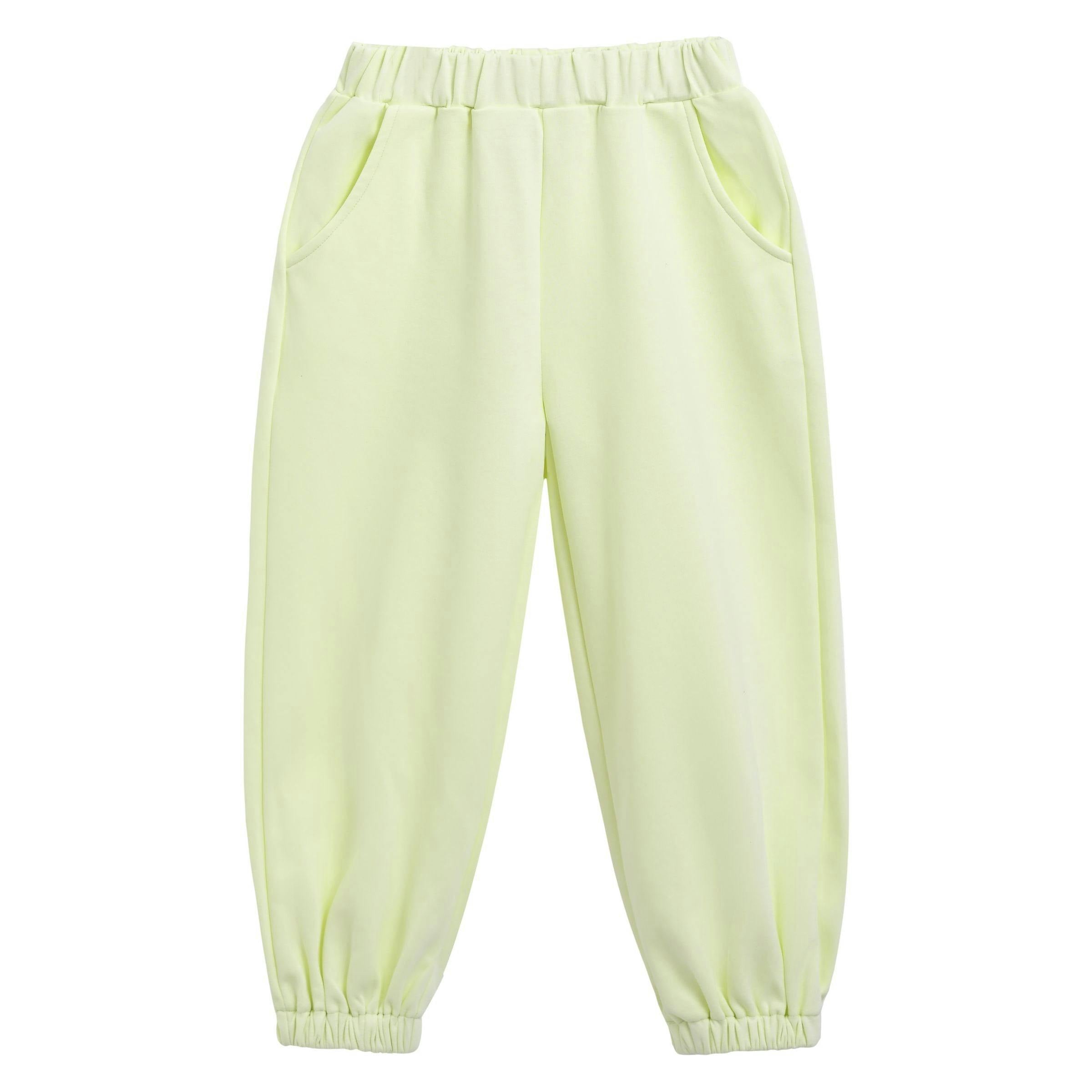 Yellow Bow Detail Tracksuit Set