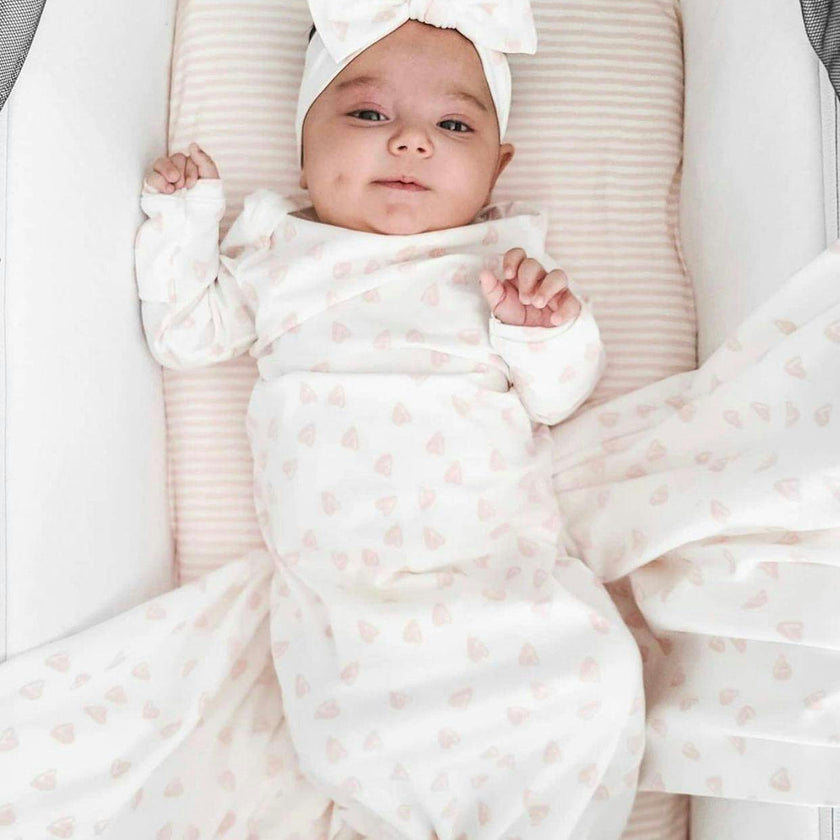 Forever Mine, Blush - Bamboo Newborn Nest