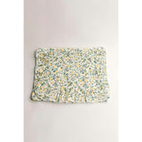 Buttercup Bloom Timeless Floral Ruffle Zipper Pouch
