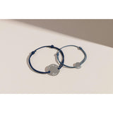 Personalized Father & Child Bracelet Set, Sterling Silver