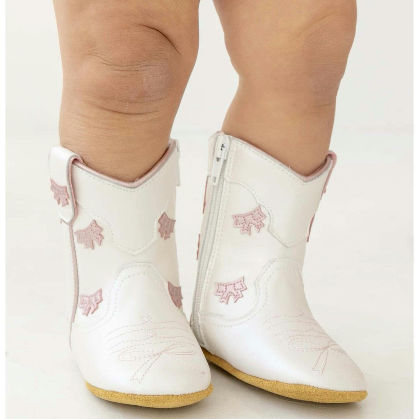 Cowgirl Bow Baby Bootie