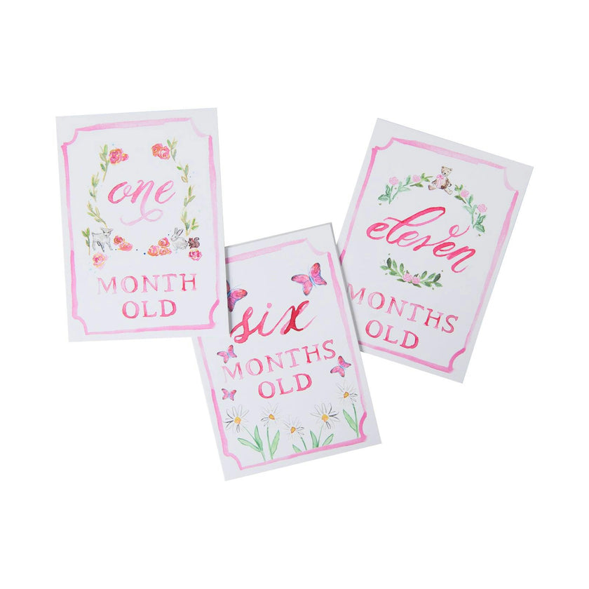 Monthly Milestone Card Set