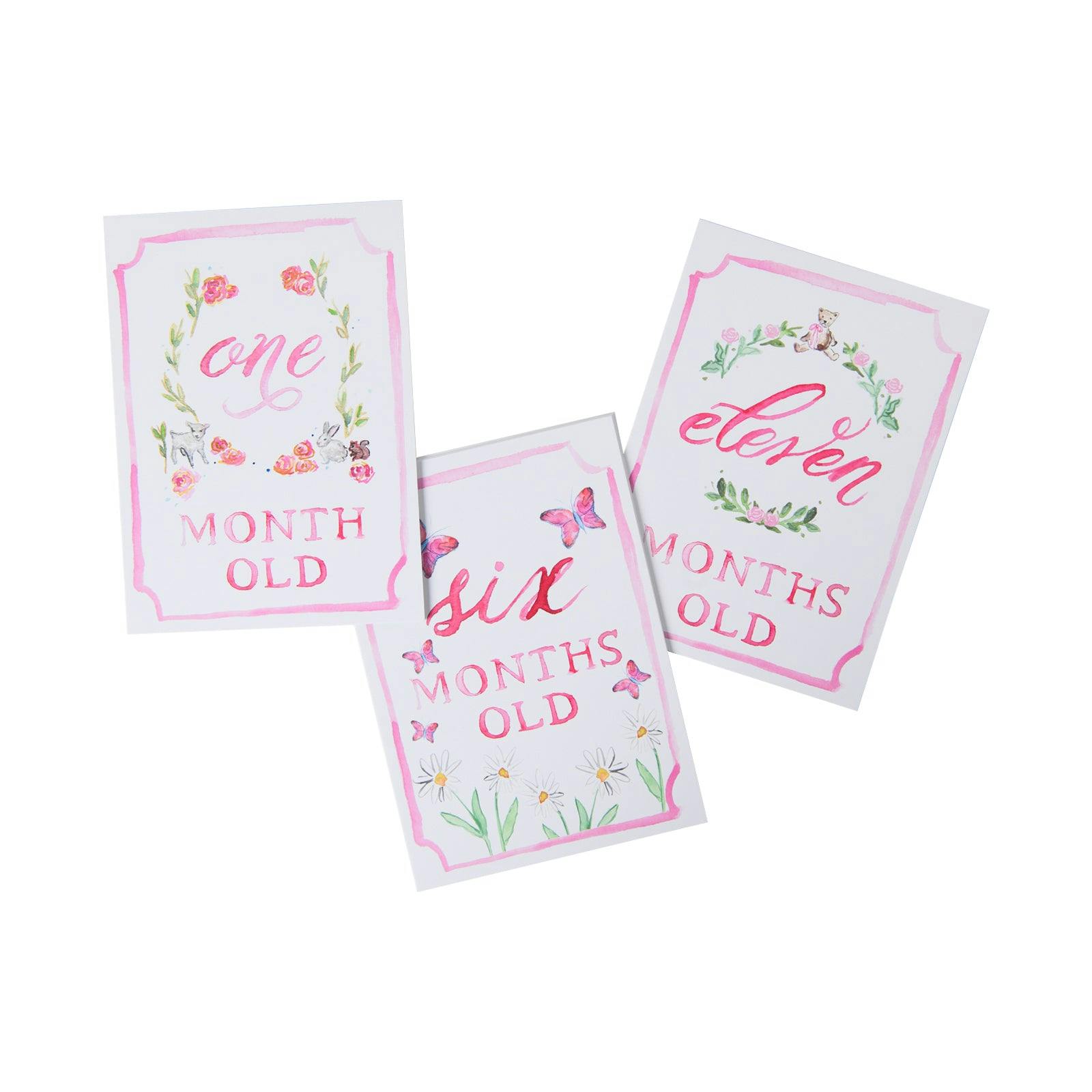 Monthly Milestone Card Set