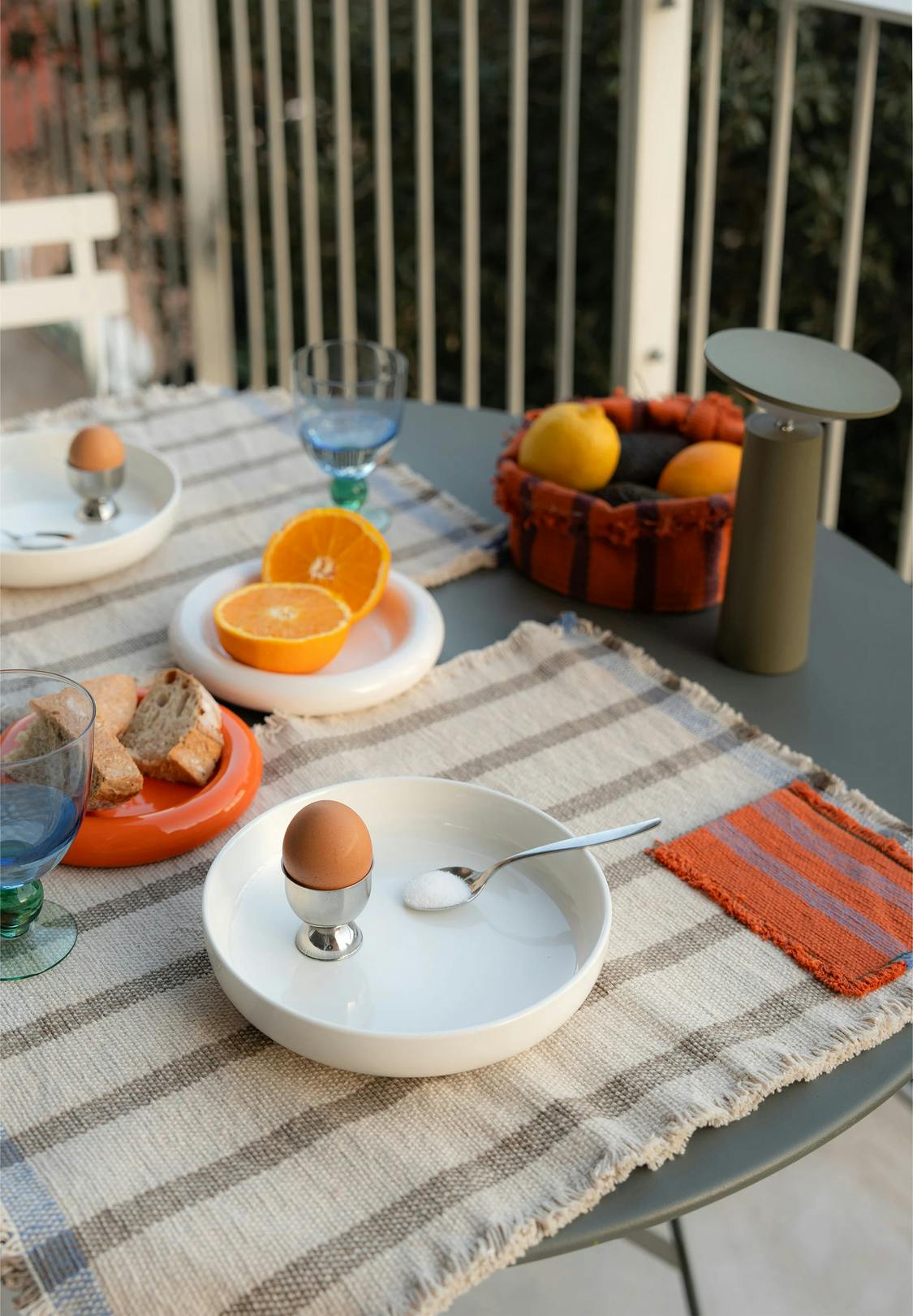 Set of 2 Handloom Placemats Pocket