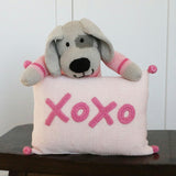 Xoxo Mini Pom Pom Pillow