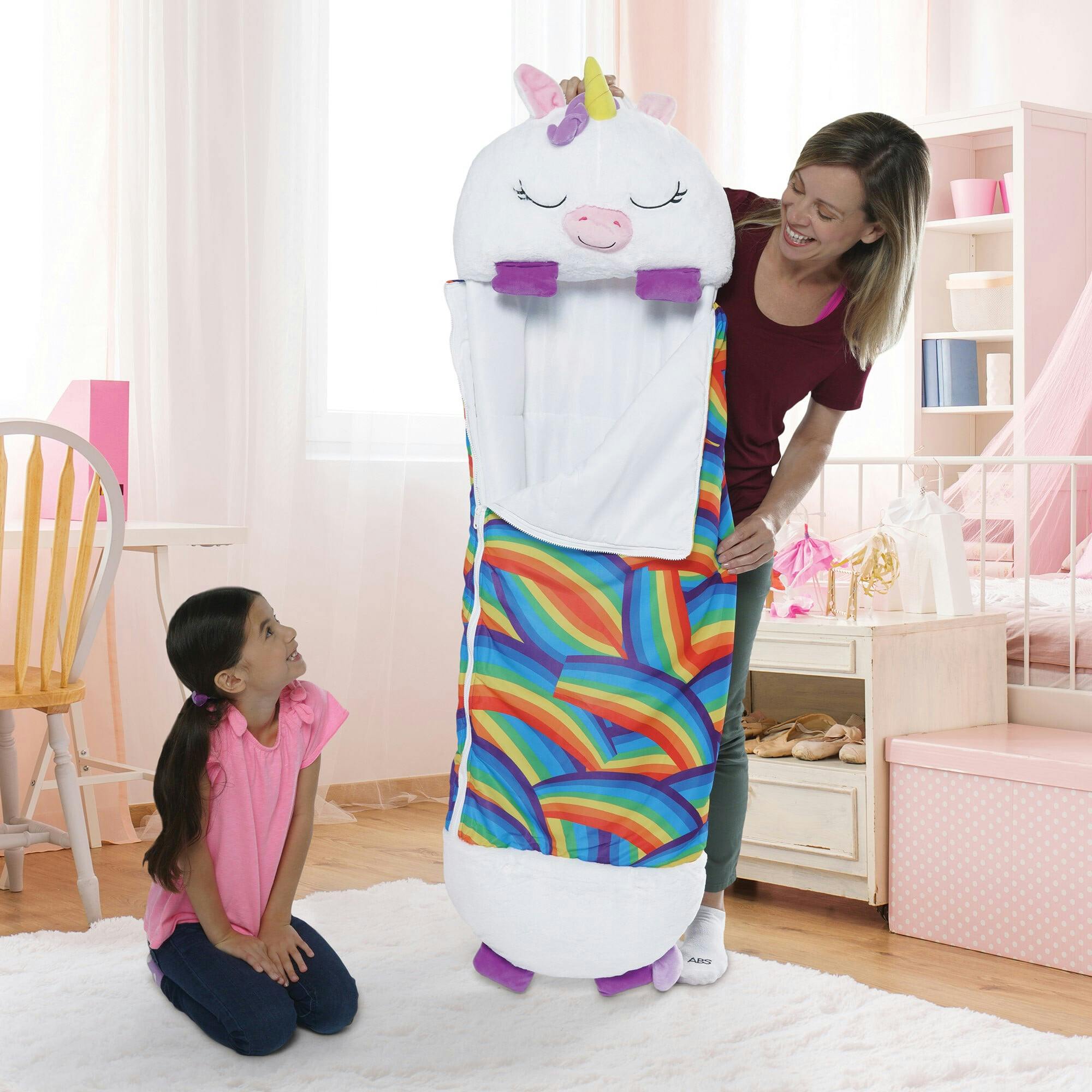 Happy Nappers: Lg - White Unicorn